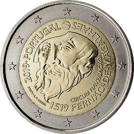moneta 2 euro 2019 pt_Fernao_De_Magalhaes moneta 2 euro 2019 pt_Fernao_De_Magalhaes
