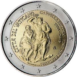 moneta 2 euro 2019 vt_sistine moneta 2 euro 2019 vt_sistine