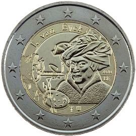 moneta 2 euro 2020 be_janvaneyck moneta 2 euro 2020 be_janvaneyck
