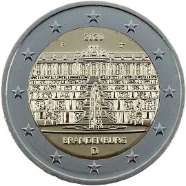 moneta 2 euro 2020 de_brandenburg moneta 2 euro 2020 de_brandenburg