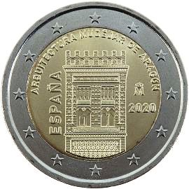 moneta 2 euro 2020 es_unesco_aragon moneta 2 euro 2020 es_unesco_aragon