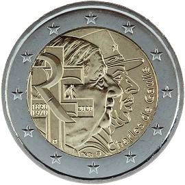 moneta 2 euro 2020 fr_charles_de_gaulle moneta 2 euro 2020 fr_charles_de_gaulle