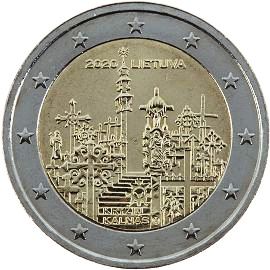moneta 2 euro 2020 li_unesco_kalnas moneta 2 euro 2020 li_unesco_kalnas