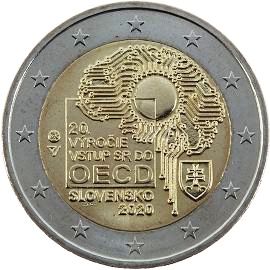 moneta 2 euro 2020 sk_anniversary_oecd moneta 2 euro 2020 sk_anniversary_oecd