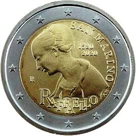 moneta 2 euro 2020 sm_raphael moneta 2 euro 2020 sm_raphael