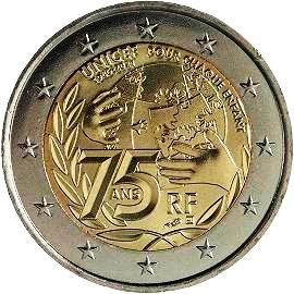 moneta 2 euro 2021 fr_unicef moneta 2 euro 2021 fr_unicef
