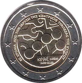 2 euro 2023 Cipro 2 euro 2023