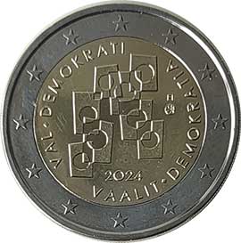 Francia 2 euro 2024 Finlandia 2 euro 2024