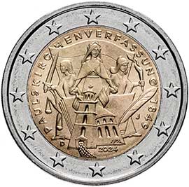 2 euro 2024 Germania 2 euro 2024