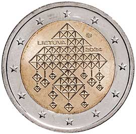 2 euro 2024 Lithuania 2 euro 2024