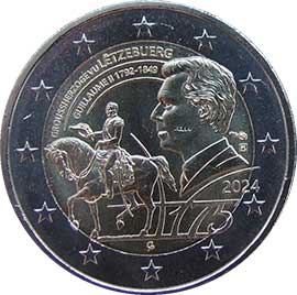 2 euro 2024 Lussemburgo 2 euro 2024