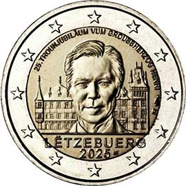 2 euro 2025 Lussemburgo 2 euro 2025