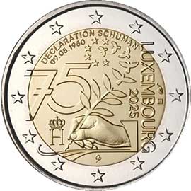 2 euro 2025 Lussemburgo 2 euro 2025