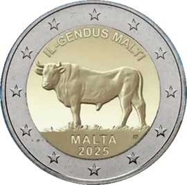 Malta 2 euro 2025 Malta 2 euro 2025