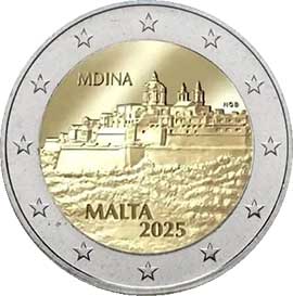 Malta 2 euro 2025 Malta 2 euro 2025