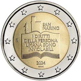 San Marino 2 euro 2024 San Marino 2 euro 2024