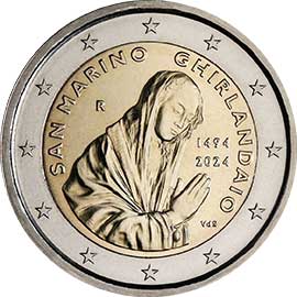 San Marino 2 euro 2024 San Marino 2 euro 2024