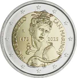 San Marino 2 euro 2025 San Marino 2 euro 2025