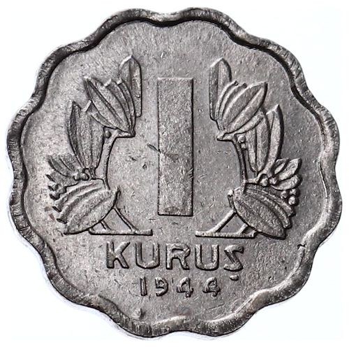1 куруш 1944 Аверс