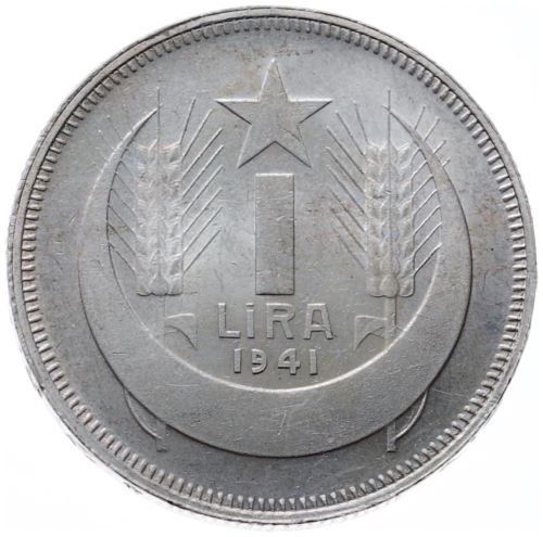 1 Лира 1941 Аверс