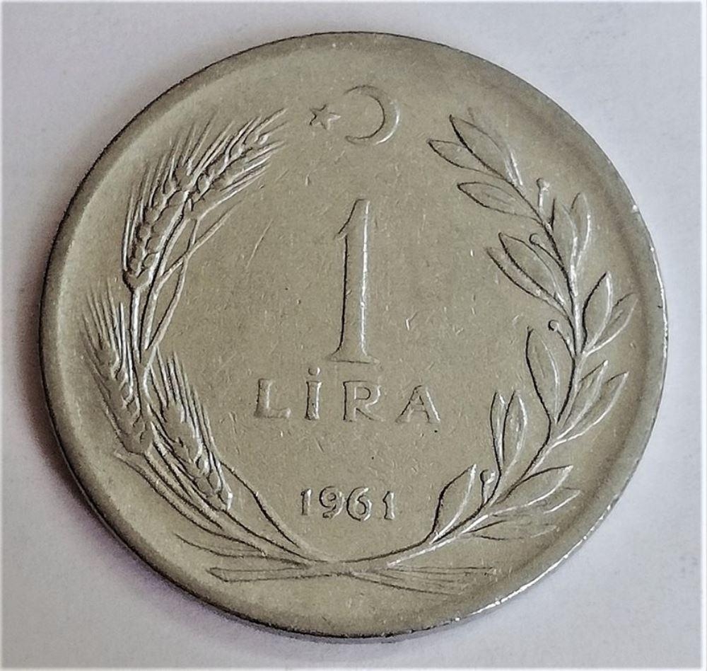 1 Лира 1961 Реверс