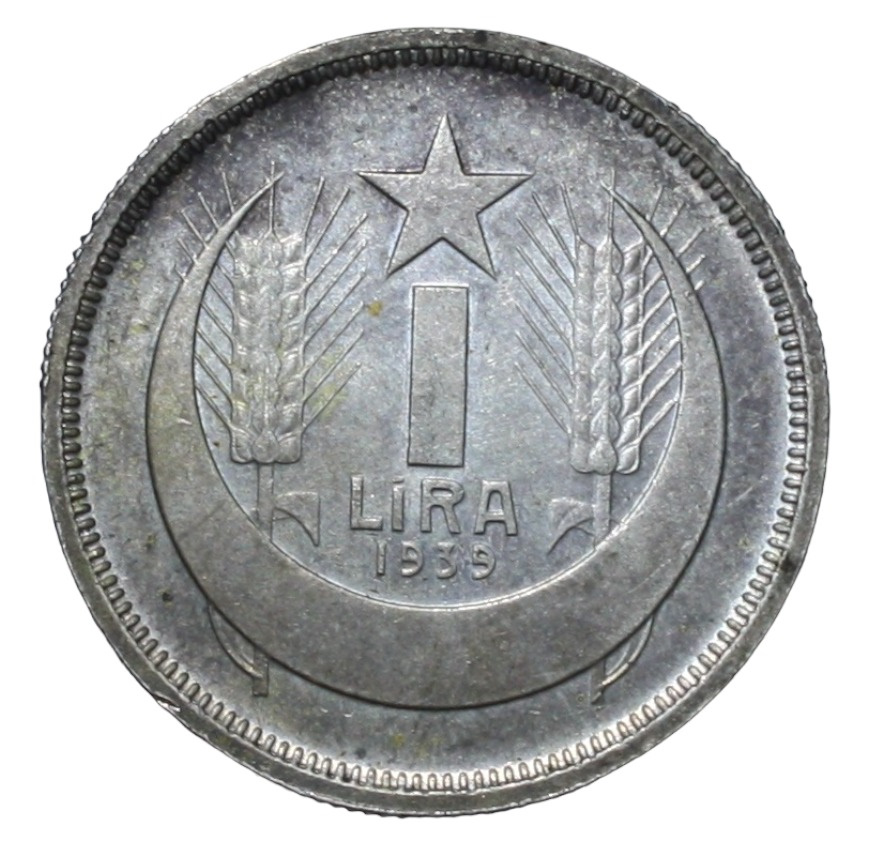 1 Лира 1939 Аверс