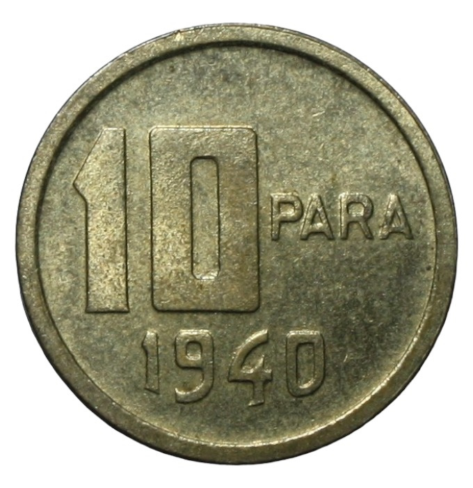 10 пара 1940 Аверс