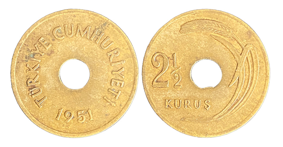 2 1/2 куруш 1951