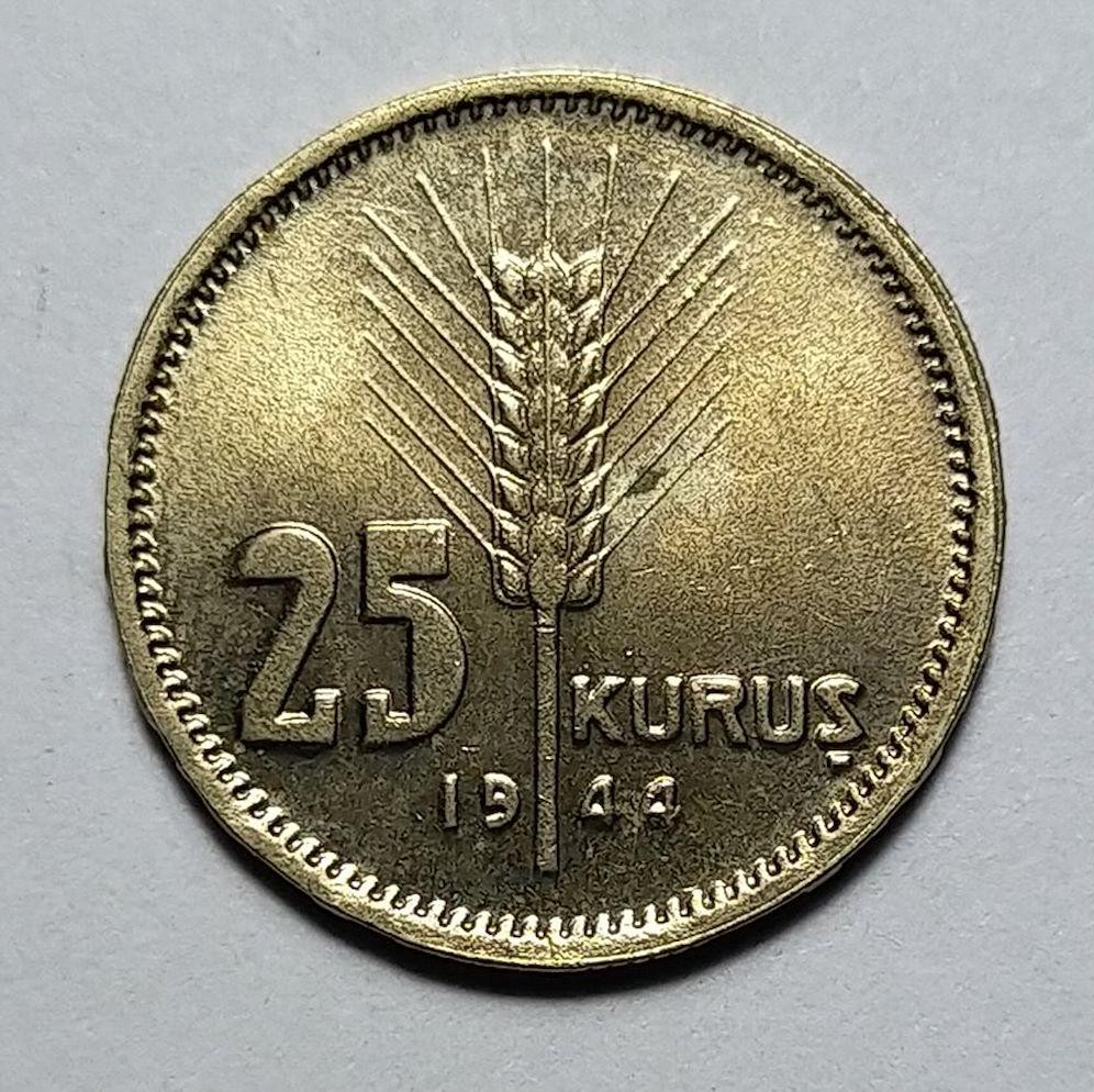 25 куруш 1944 Аверс