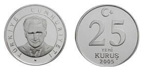 25 новых куруш 2005