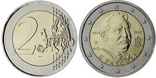 monnaie Italie 2 euro 2012