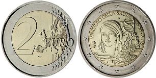 monnaie Italie 2 euro 2018