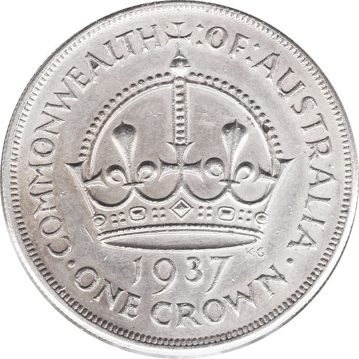 Австралия крона 1937 реверс