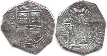 8 реалов 1653 г. Новая Рейно