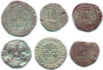 Монеты Карла и Иоанны