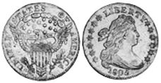 États-Unis pièce dime 1805