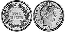 États-Unis pièce dime 1837