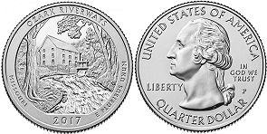 États-Unis pièce Beautiful America quarter 2017 Ozark