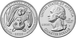 États-Unis pièce Beautiful America quarter 2020 American Samoa