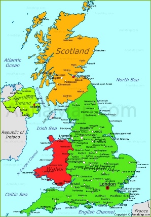 UK map