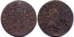 piece France double denier 158?