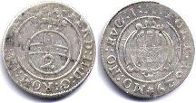 Münze Montfort halbbatzen (2 kreuzer) 1629 Münze Montfort halbbatzen (2 kreuzer) 1629