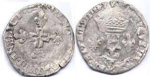 piece France double sol 1574